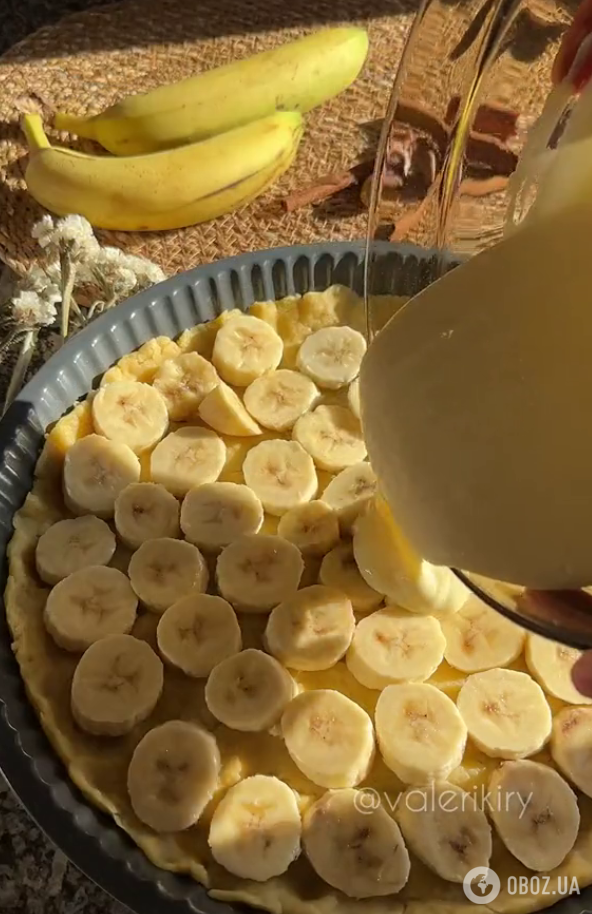 Елементарний пиріг до чаю ''Бананова насолода'': смачніший за будь-які торти 
