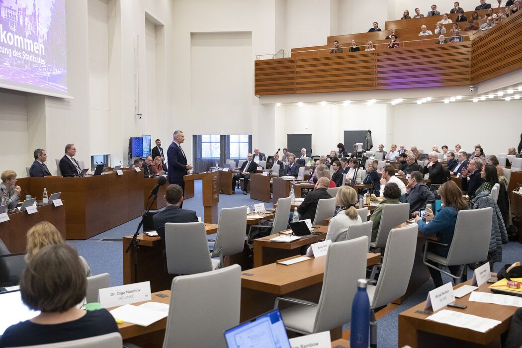 Кличко в городском совете Лейпцига призвал депутатов немецкого города-побратима к дальнейшей поддержке Украины