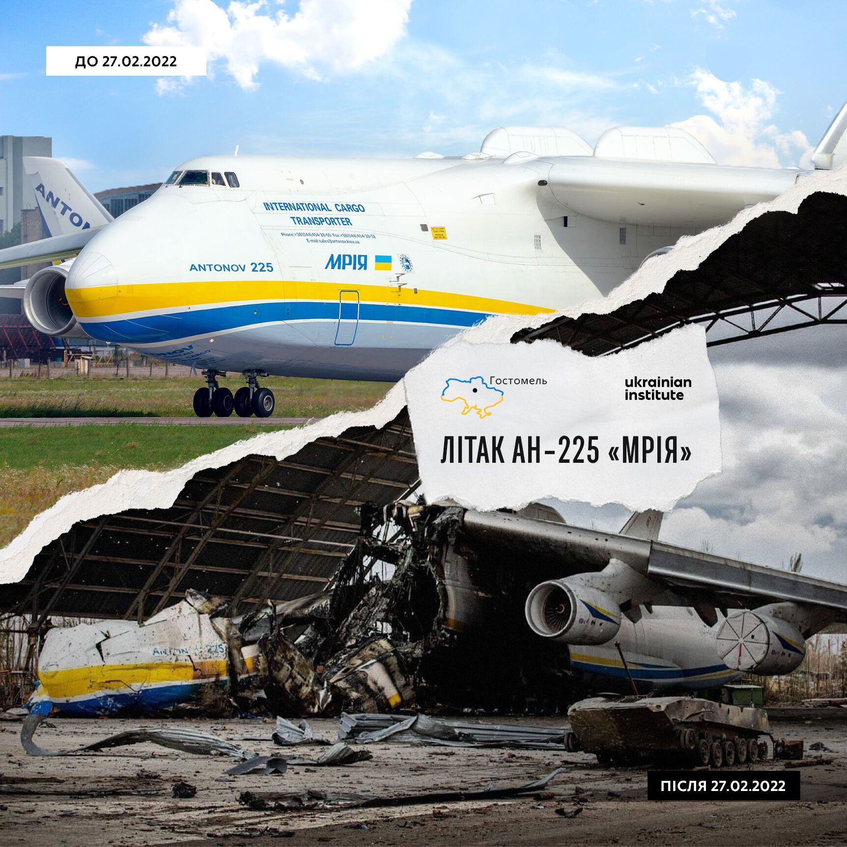 Ан-225 Мрія уничтожили войска РФ