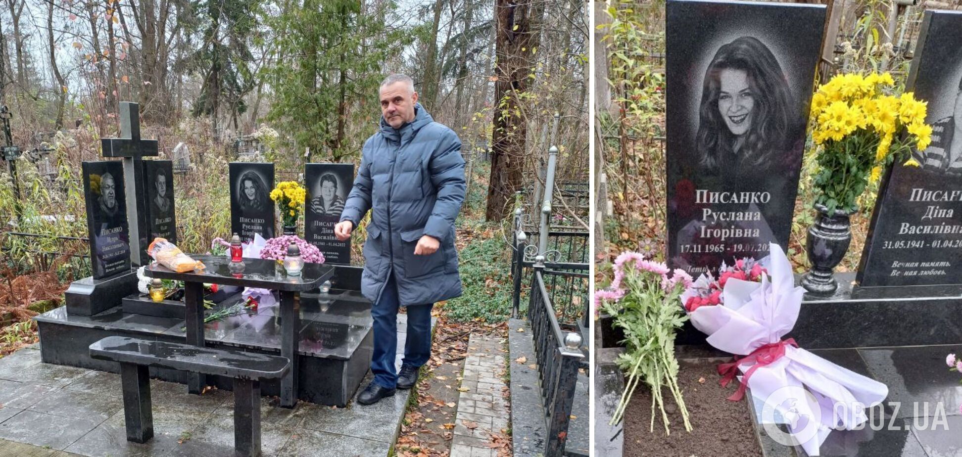 На могиле Русланы Писанки поставили памятник: актрисе должно было исполниться 58. Эксклюзивные фото