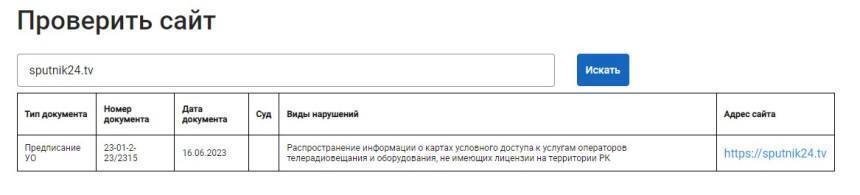 В Казахстане заблокировали российский сайт Sputnik24: что происходит