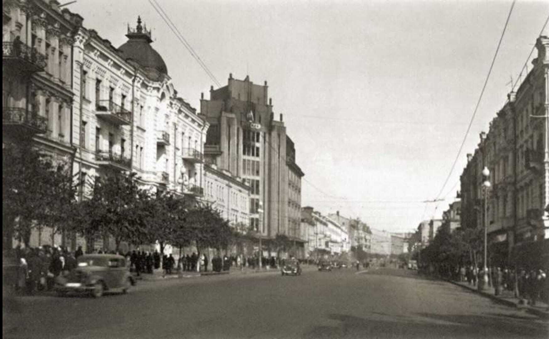 Хрещатик у Києві до початку Другої світової війни: кінотеатри, трамвай та навіть цирк. Архівні фото