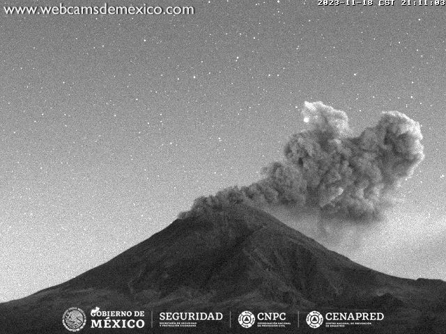 У Мексиці прокинувся вулкан Попокатепетль: оголошено жовтий рівень небезпеки