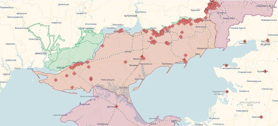 ЗСУ відвоювали на Херсонщині берегову смугу шириною до 8 км – ОК "Південь"