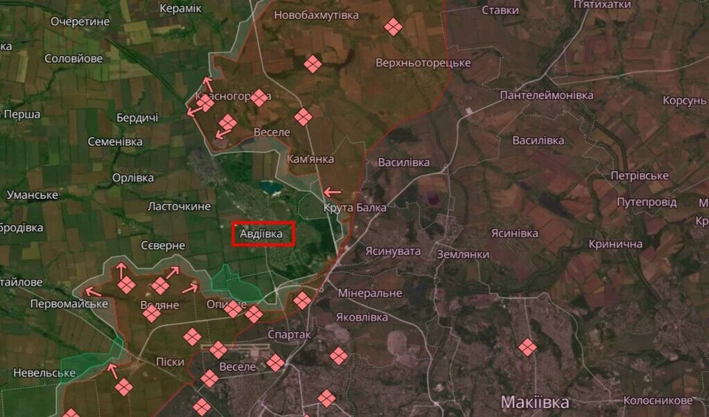 Війська РФ готуються до нової хвилі наземних атак на позиції ЗСУ біля Авдіївки – ISW