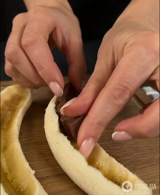 Трендовые бананы с шоколадом в тесте: десерт стал вирусным в соцсетях