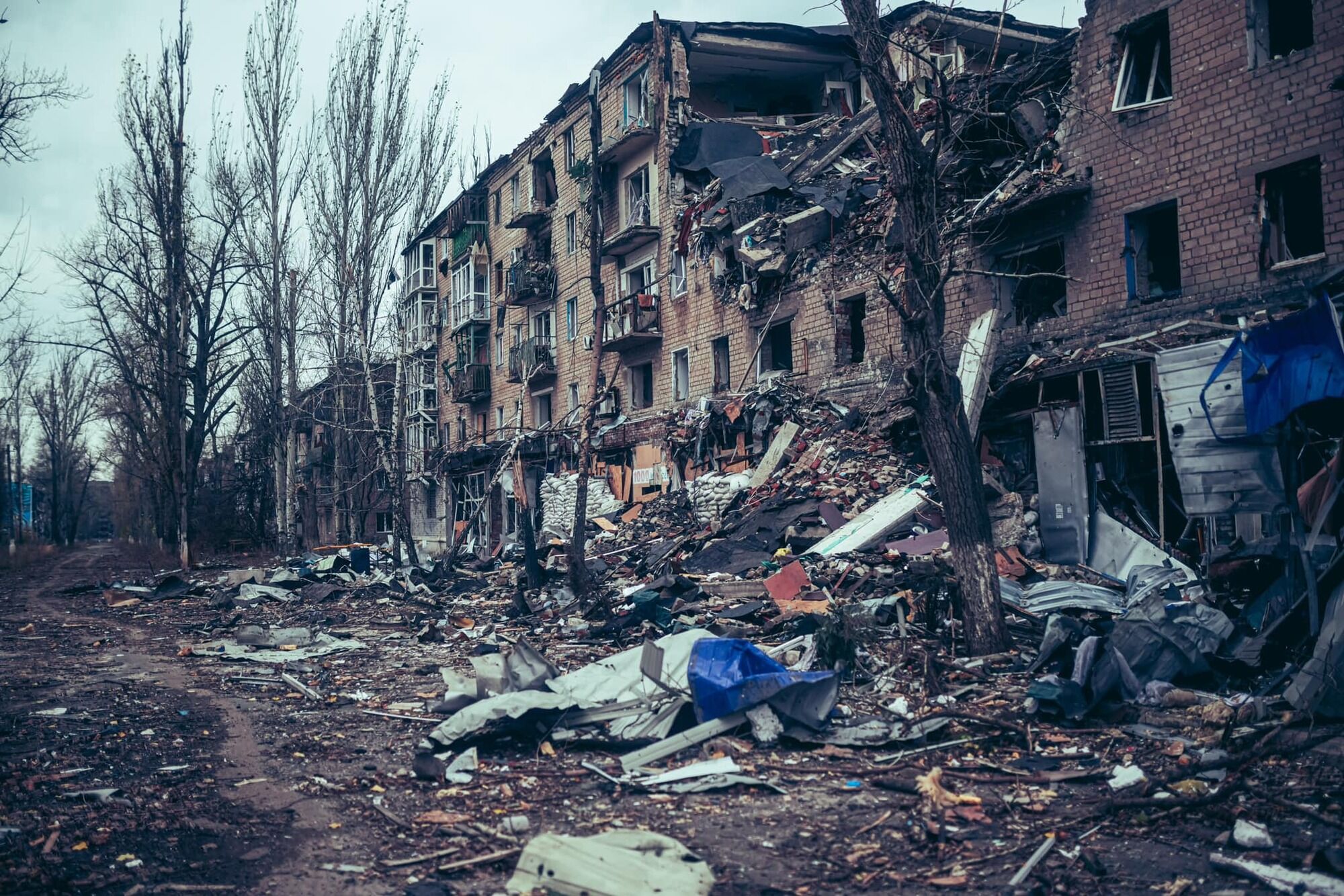 Если мы здесь не выстоим, все города Украины будут выглядеть так же. Фото Авдеевки