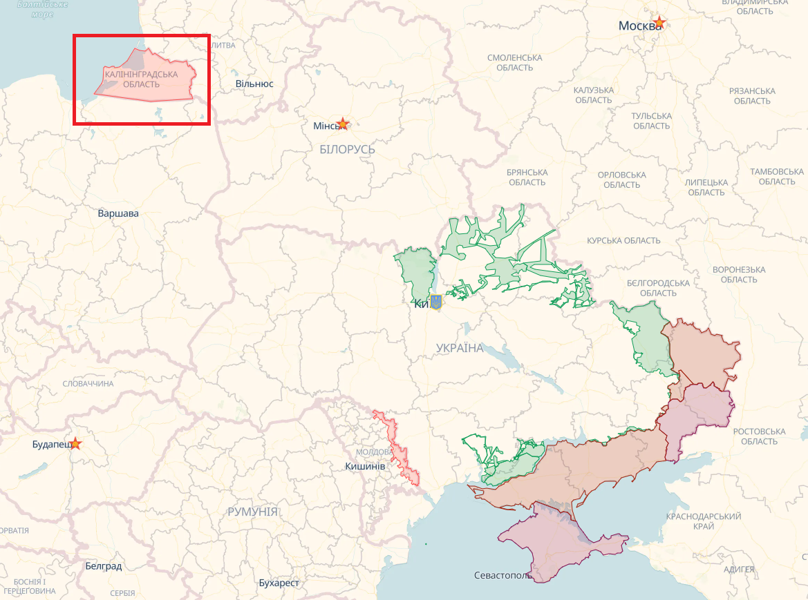 Росія вимушено перекинула ППО з Калінінграда під Україну, відкривши фланг для НАТО – британська розвідка