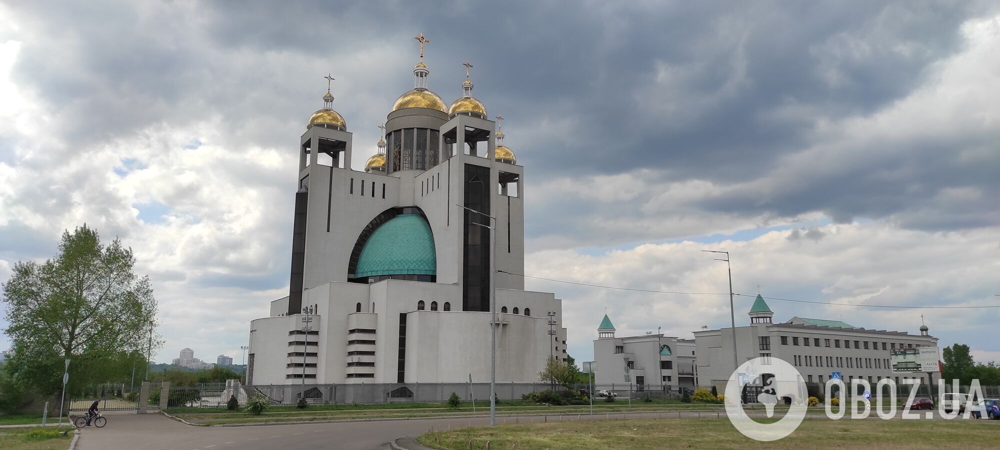 Российский дрон повредил главный храм УГКЦ в Киеве. Фото