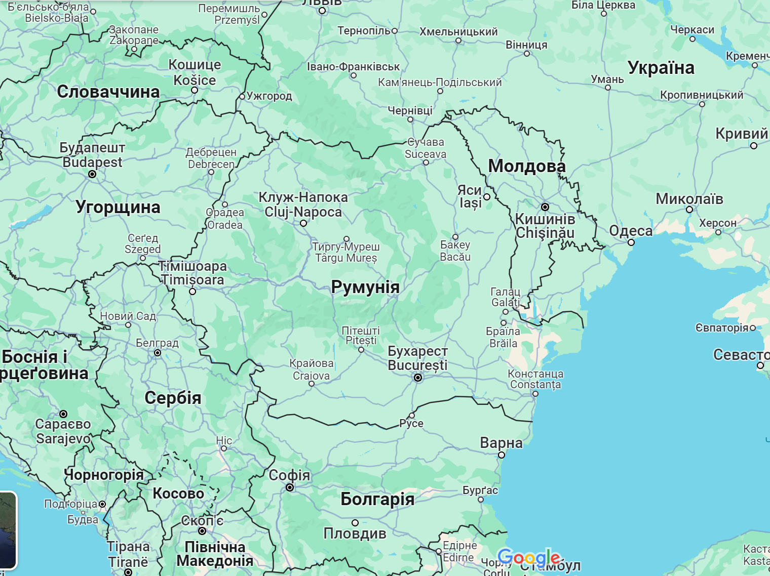 Сильні снігопади в Румунії, Болгарії та Молдові призвели до смертей та відключення електрики