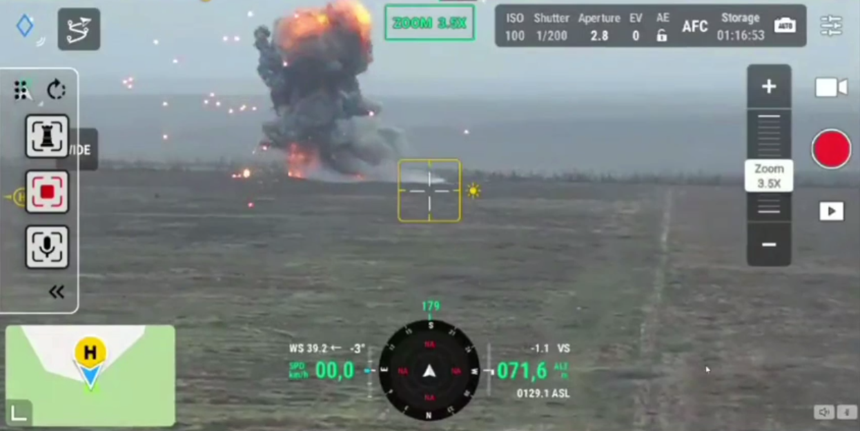 "Мангал" не допоміг: момент феєричного підриву російської БМП-3 на Запоріжжі потрапив на відео