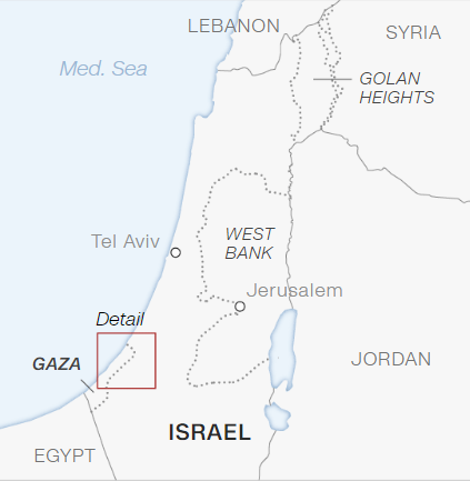 Ізраїль оточує Газу: у мережі з'явилися супутникові знімки. Фото