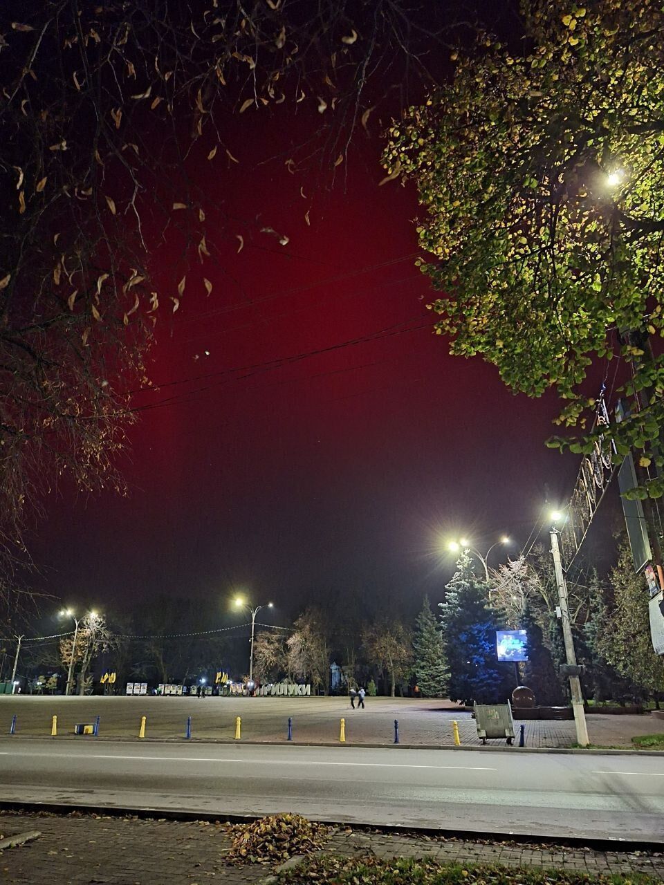  Над багатьма областями України помітили яскраво-рожеве північне сяйво. Вражаючі фото 