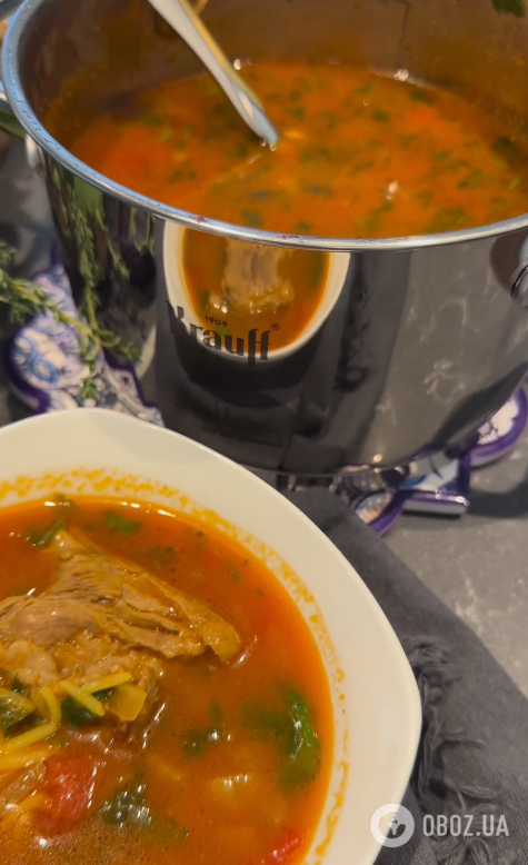 Самый сытный суп ''Харчо'' для обеда: с каким мясом приготовить