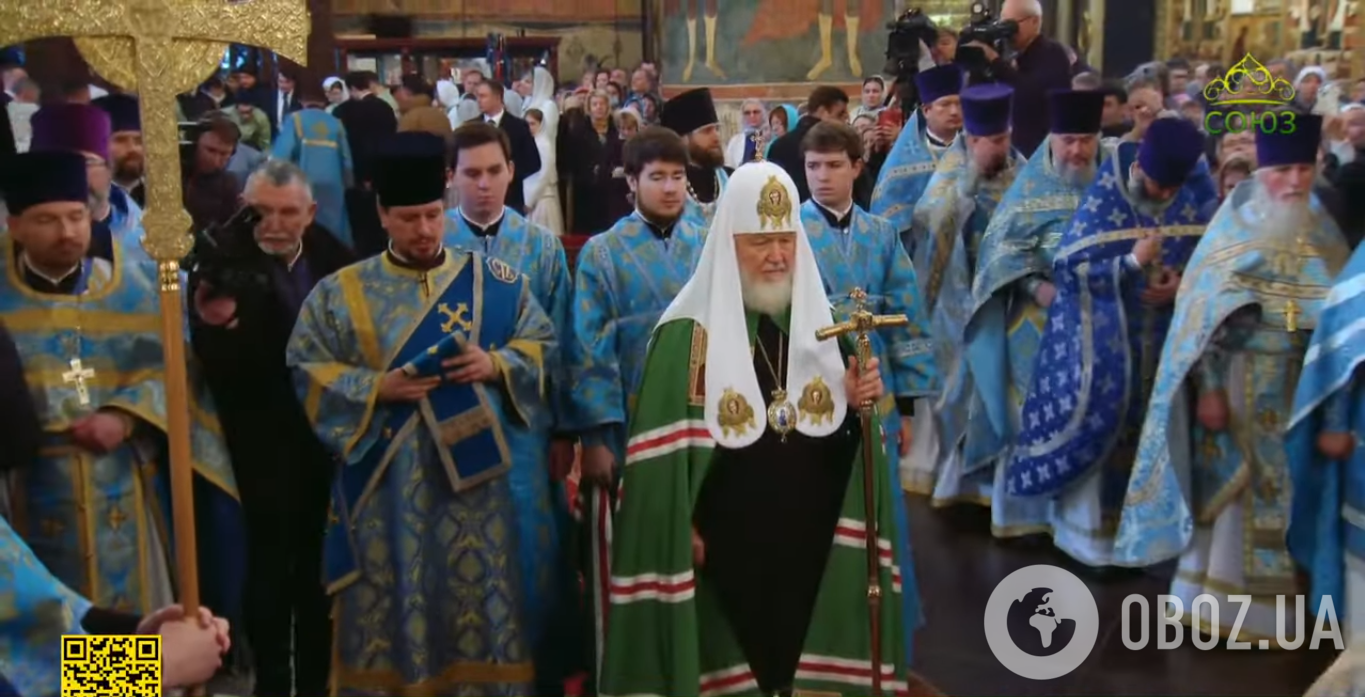 Кирило на літургії, присвяченій російському святу народної єдності