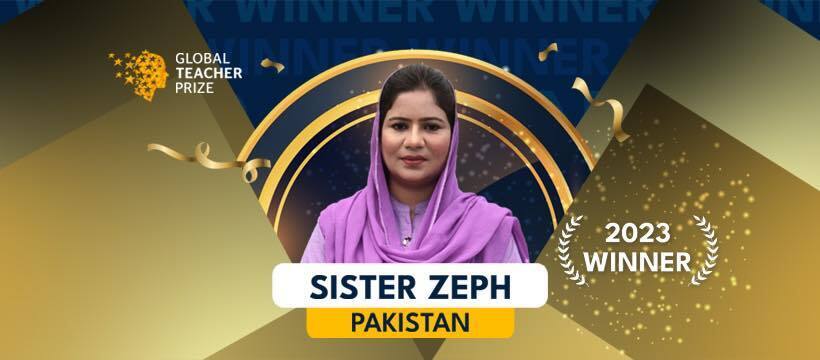Найкращою вчителькою планети стала пакистанка: що відомо про Сестру Зеф