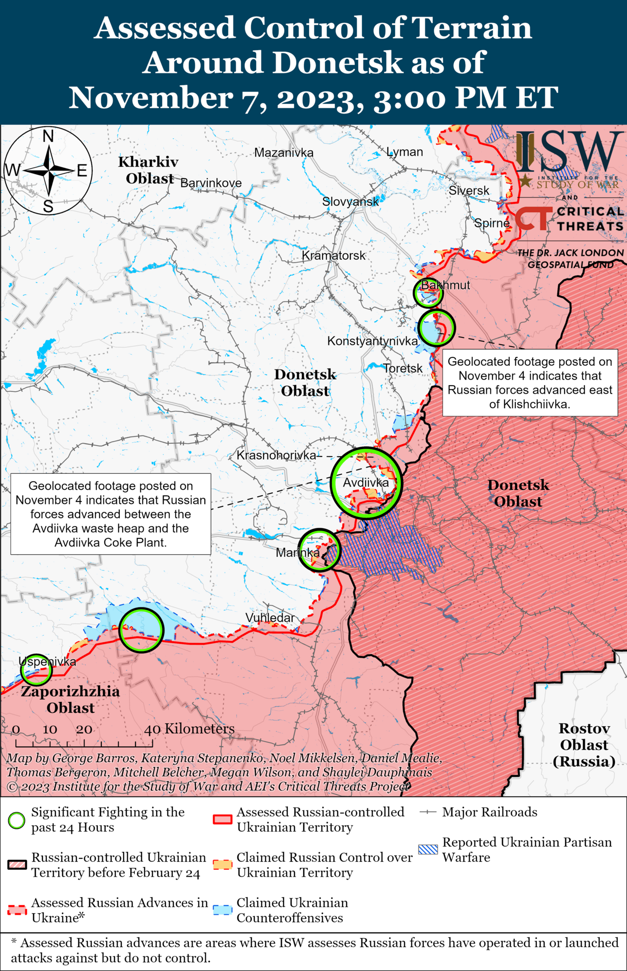 Боевые действия в Донецкой области