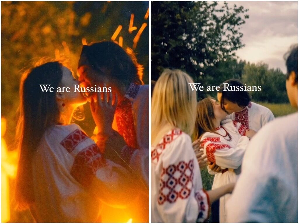 Довели, що вміють лише красти: росіяни зганьбилися проєктом про свою "багату культуру", використавши фото білорусів і англійський текст