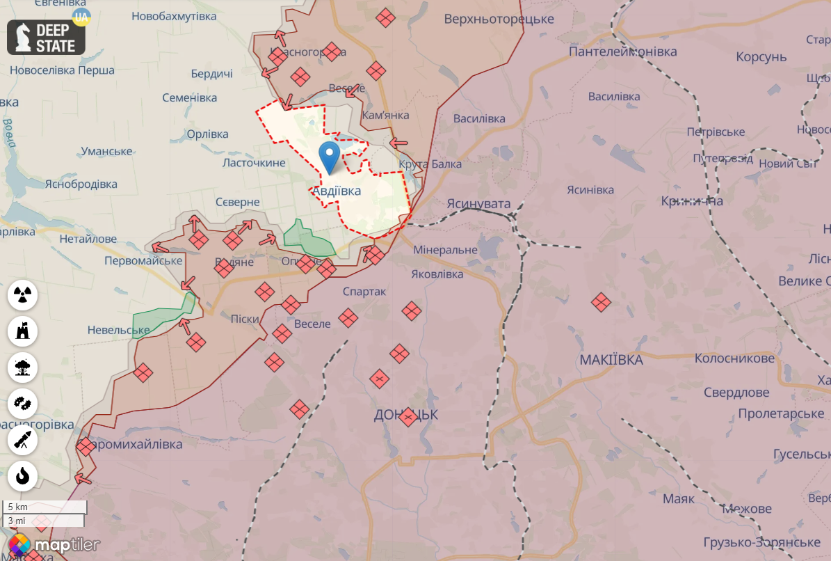 В Авдеевке россияне уничтожают здания до фундамента и умышленно бьют по мирным жителям, – Барабаш