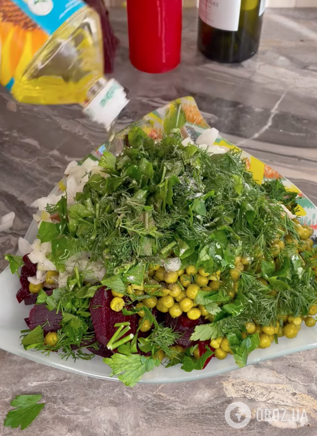 Полезный салат из свеклы