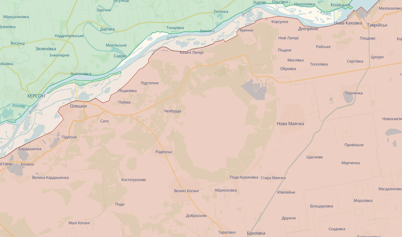 Силы обороны удерживают занятые позиции на левобережье Днепра, за сутки на фронте произошло 98 боевых столкновений – Генштаб