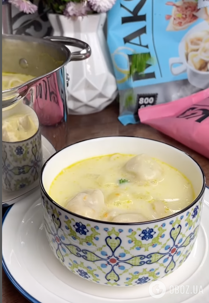 Як приготувати смачний суп з пельменями