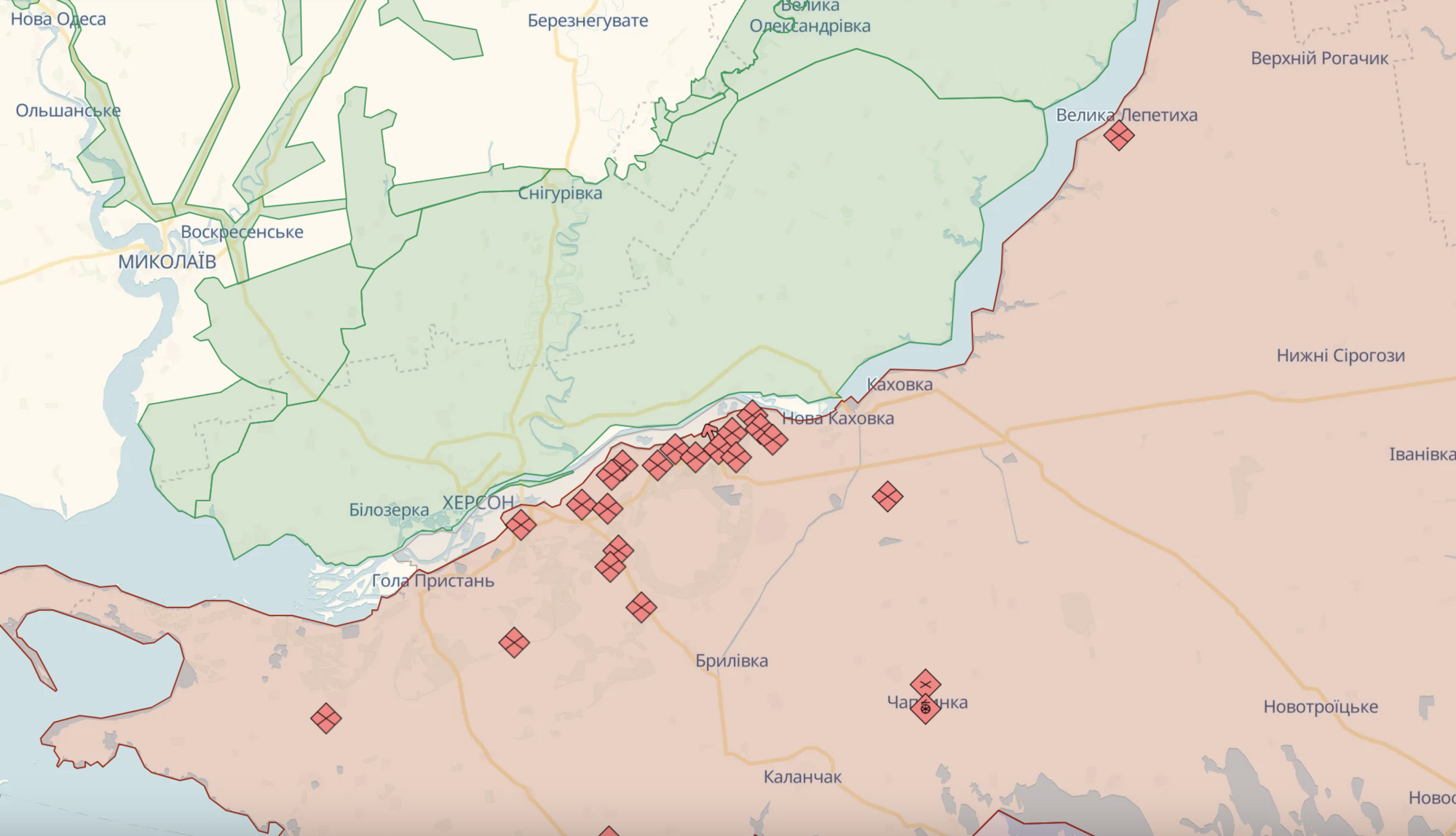 ЗСУ утримують позиції на лівобережжі Дніпра і завдають вогневого ураження ворогу – Генштаб