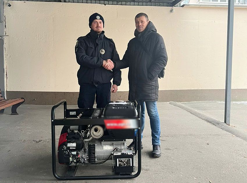 У Києві двоє чоловіків вкрали генератор, який забезпечує роботу котельні під час блекауту. Фото