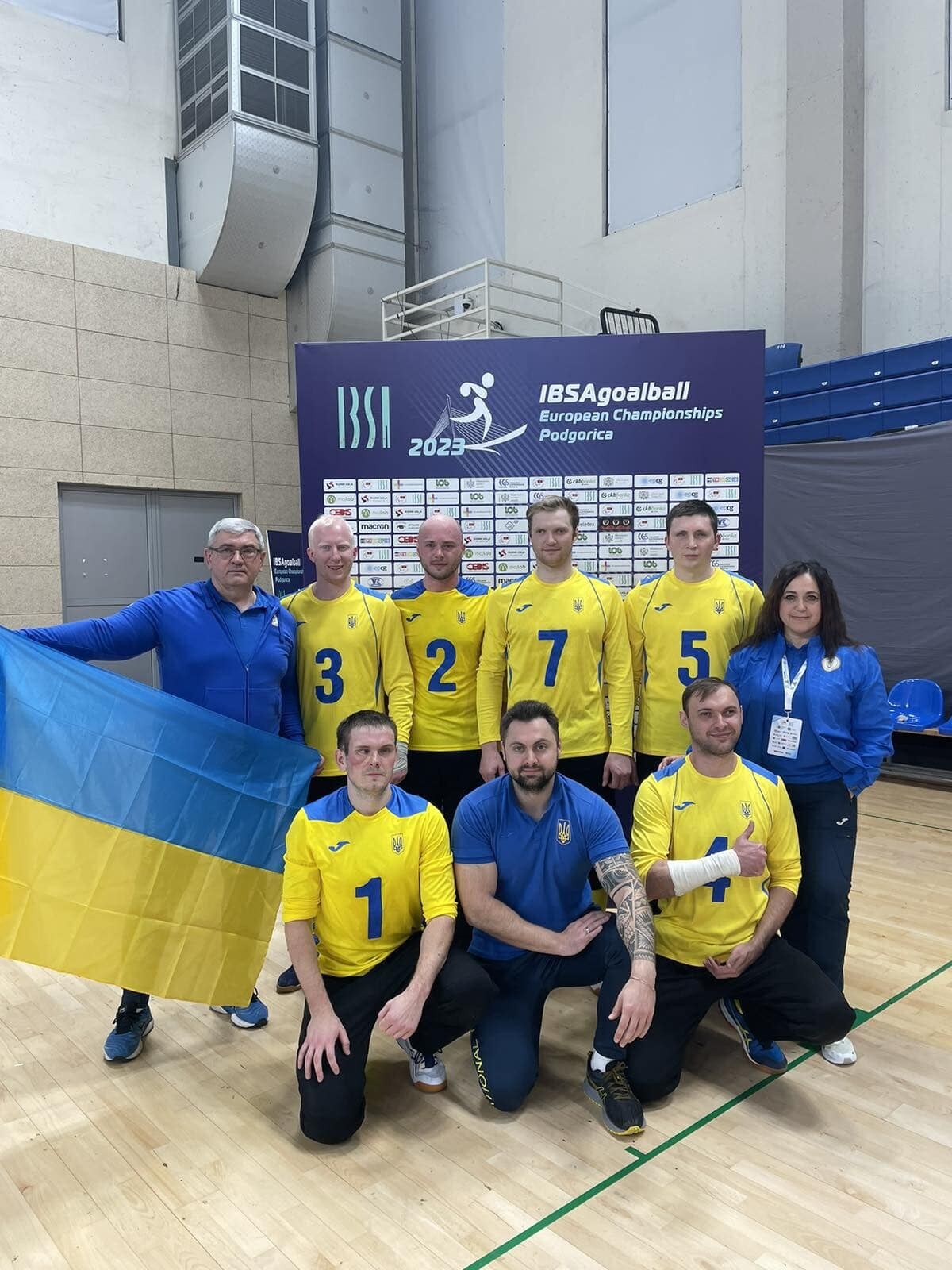 Украина впервые в истории стала чемпионом Европы по голболу. Видео