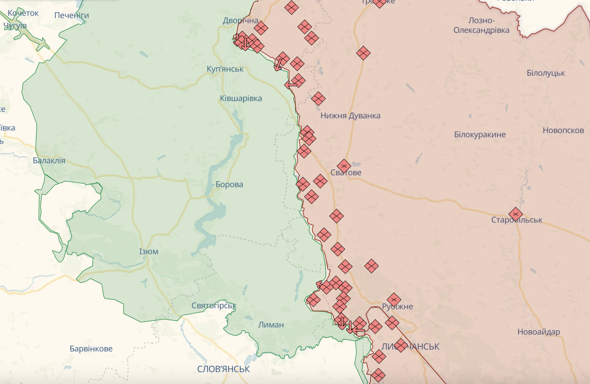 Ситуація на фронтах півдня і сходу України залишається складною: відбулось 92 бойові зіткнення з ворогом – Генштаб