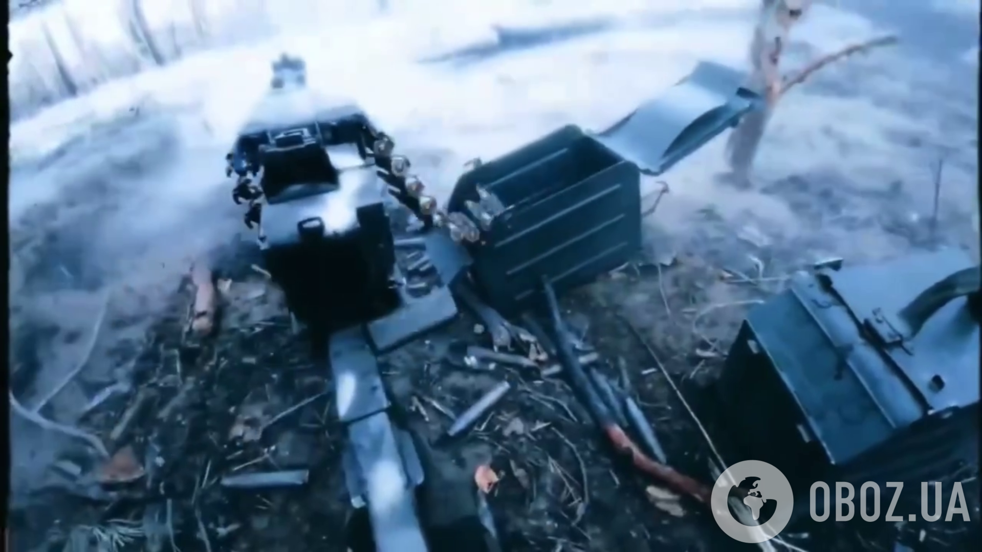 Украинский пулеметчик показал бой с оккупантами