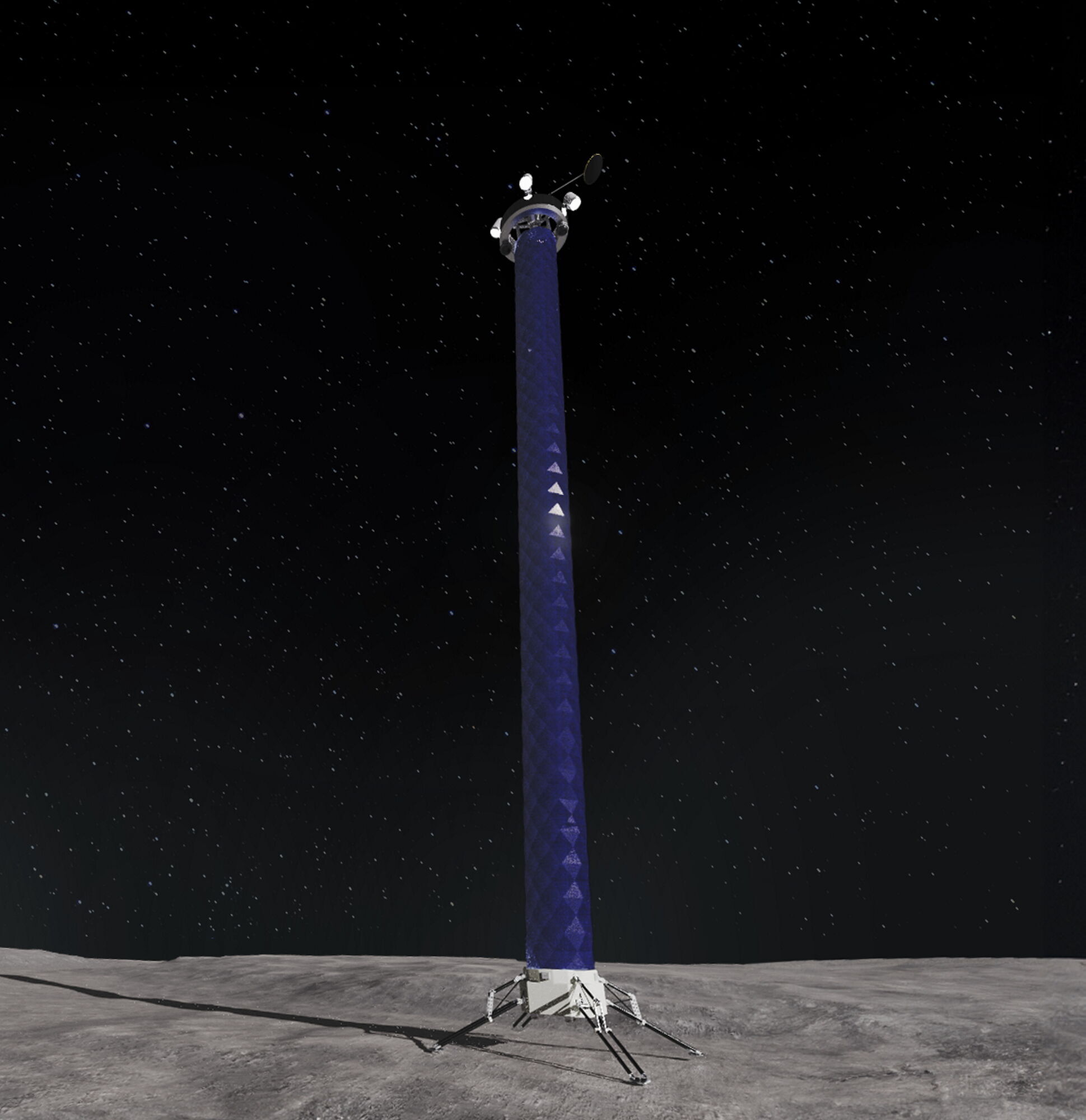 100-метровые башни на Луне