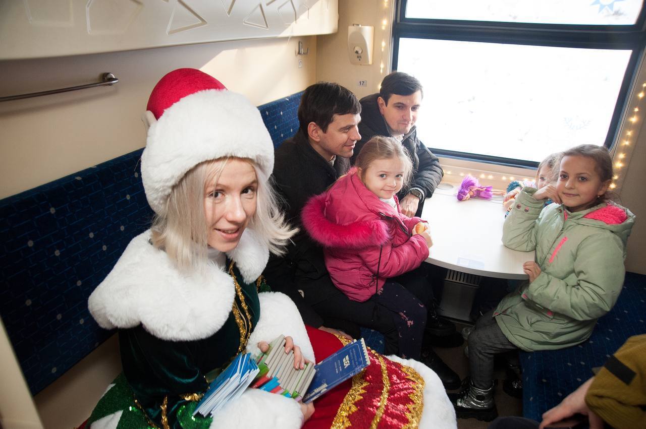 В Киеве и Львове стартовал сезон Рождественских экспрессов. Фото