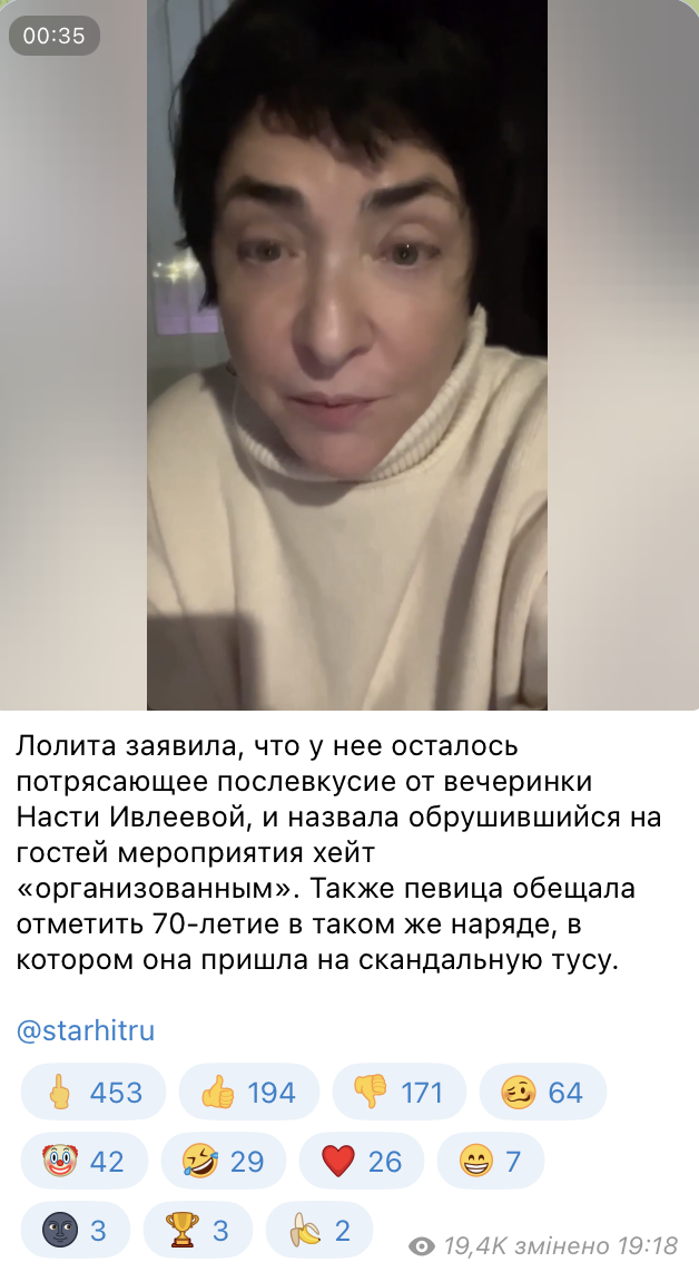 Звезда "Красной шапочки" Яна Поплавская, сын которой воевал на Донбассе, придумала "строгое" наказание для Лолиты за "голую вечеринку"