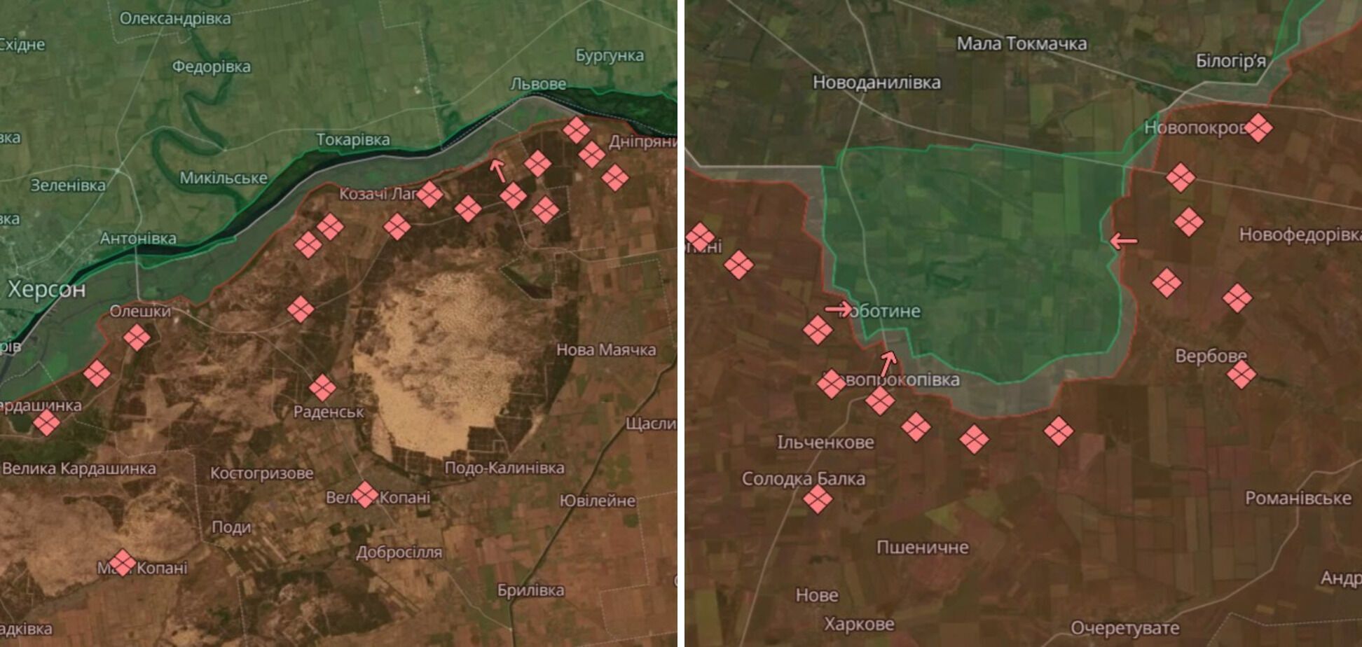 На Херсонщине ВСУ продолжают мероприятия по расширению плацдарма, враг несет значительные потери – Генштаб