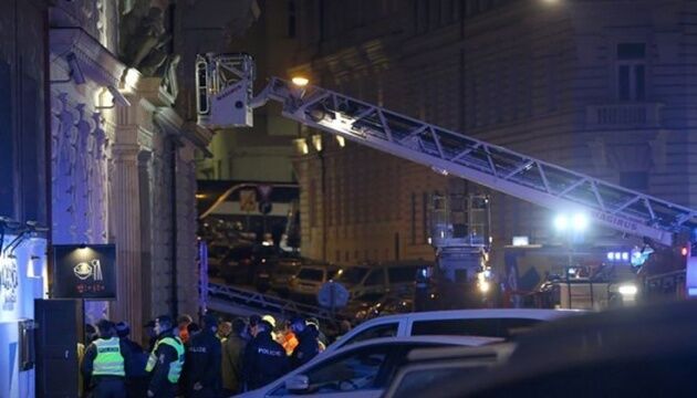 В Праге горел хостел: один человек погиб, 17 получили травмы. Фото