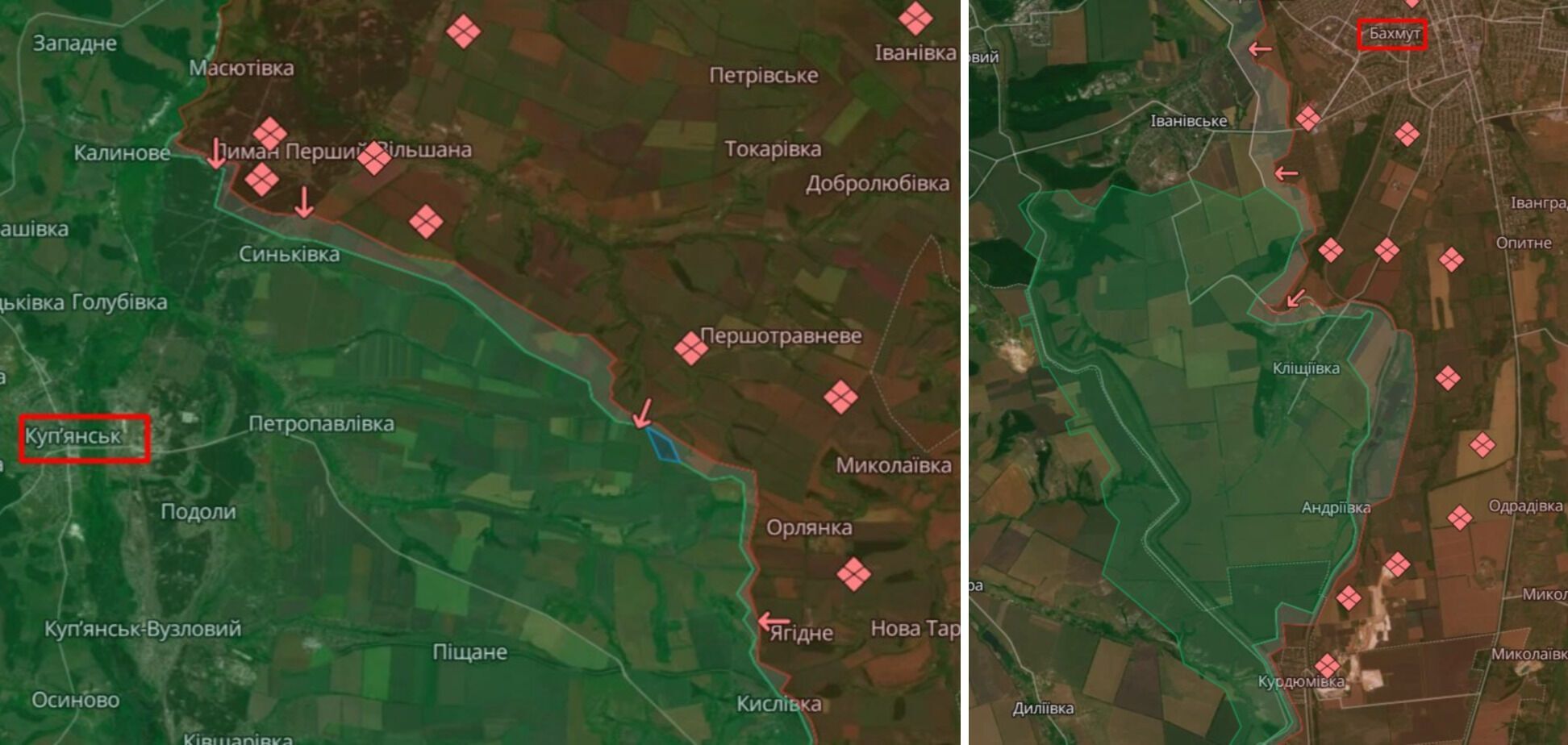 ЗСУ відбили ворожі атаки біля Кліщіївки та Андріївки, за добу на фронті відбулося 66 бойових зіткнень – Генштаб