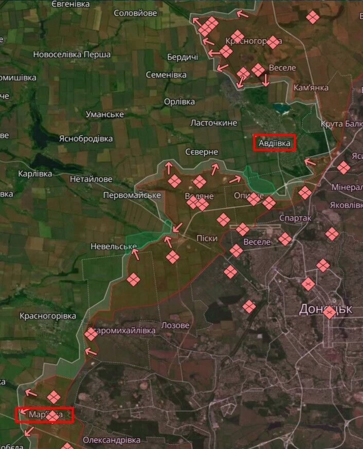 ВСУ отбили вражеские атаки возле Клещиевки и Андреевки, за сутки на фронте произошло 66 боевых столкновений – Генштаб