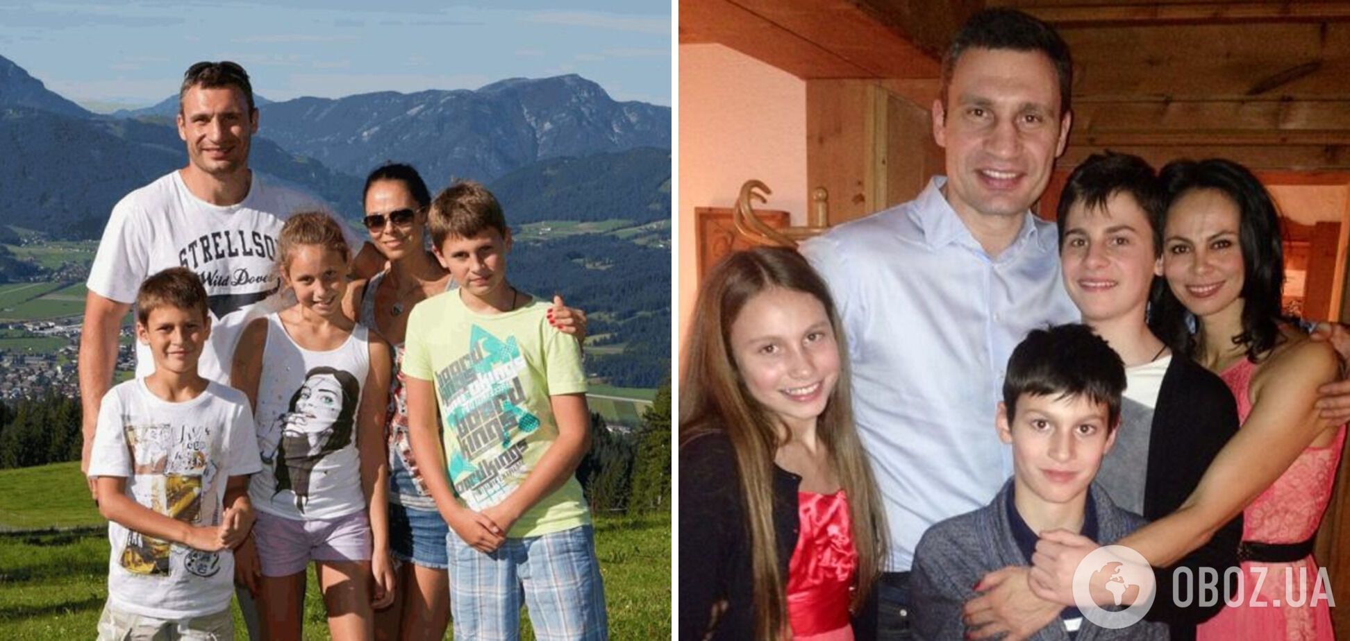 Как выглядят сыновья и дочь Виталия Кличко: все трое на две головы выше мамы