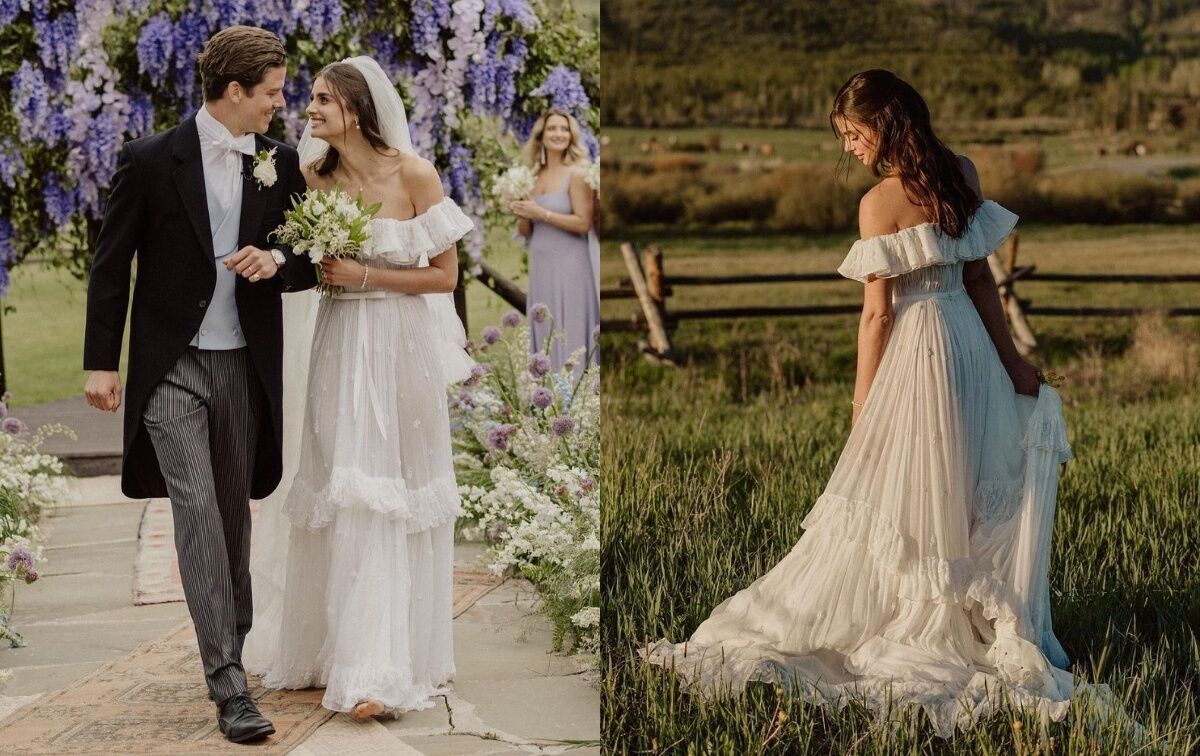 Топ-7 самых роскошных свадебных платьев знаменитостей за 2023 год. Фото
