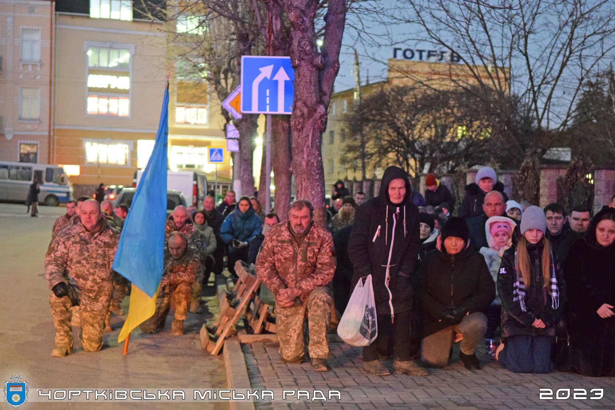 Без отца осталась пятилетняя дочь: на Тернопольщине простились с воином, погибшим в боях под Бахмутом. Фото