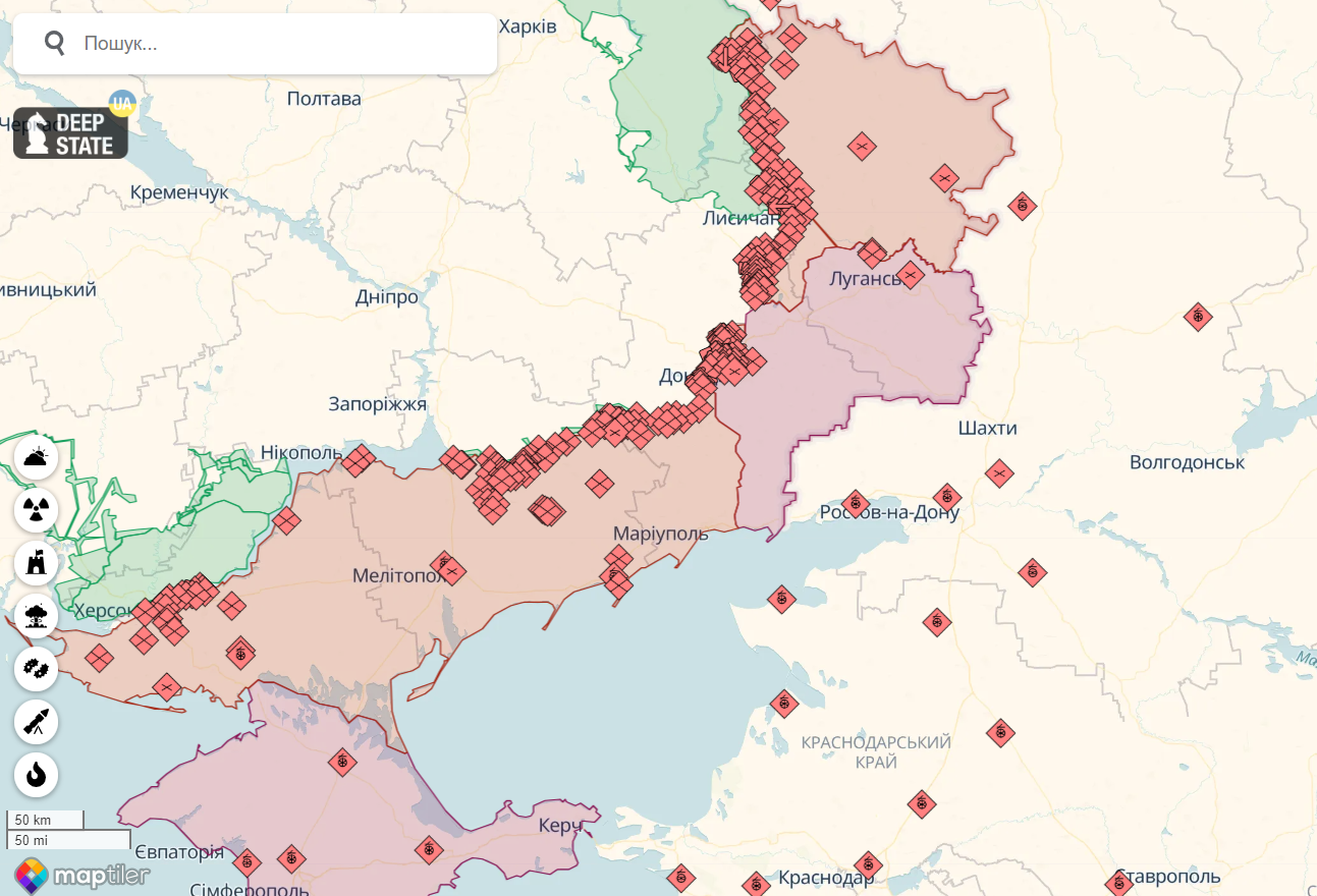 Відбулося 56 бойових зіткнень, ворог безуспішно штурмував Сили оборони, залучивши авіацію – Генштаб