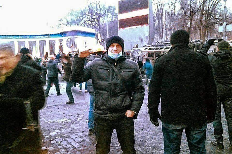 Илья Кива на Майдане