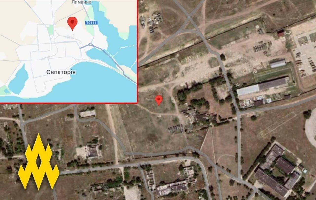 Оккупанты пытались замаскироваться: "Атеш" обнаружил штаб одного из подразделений армии Путина в Евпатории. Фото и видео