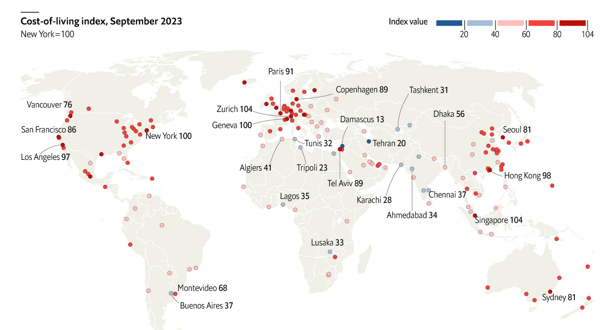 Найдорожчі міста світу