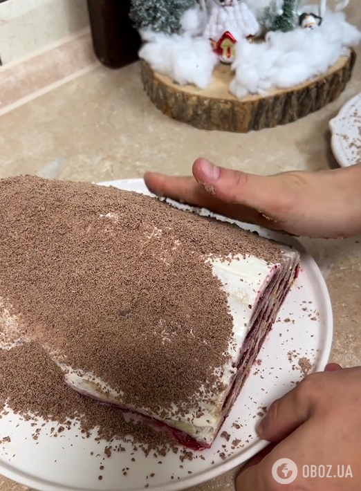 Культовий торт ''Дрова під снігом'': десерт, який варто приготувати на Різдво