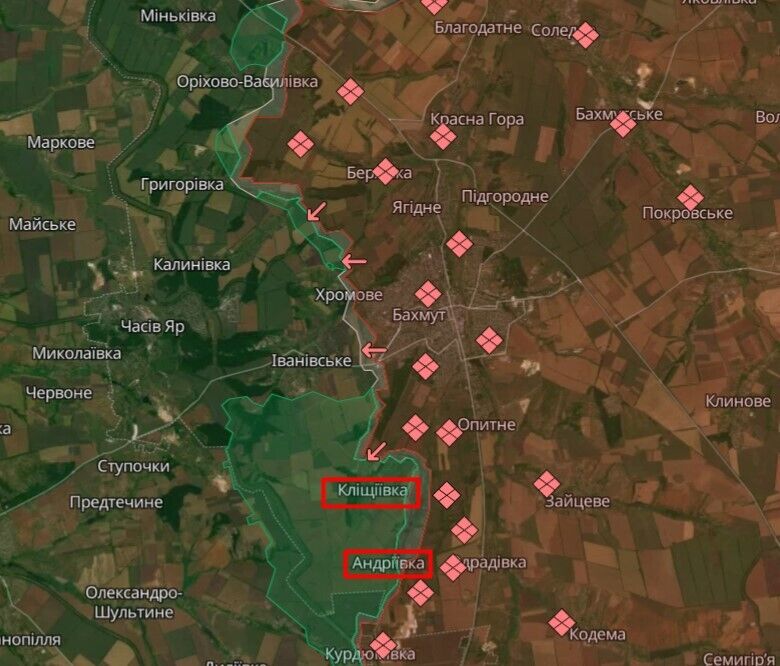 ВСУ отбили вражеские атаки возле Клещиевки и Андреевки, за сутки на фронте произошло 89 боевых столкновений – Генштаб