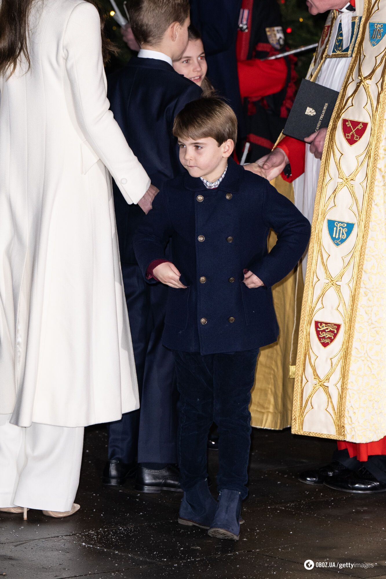 5-річний принц Луї роздратував Кейт Міддлтон своїми витівками під час служби в церкві: що він зробив