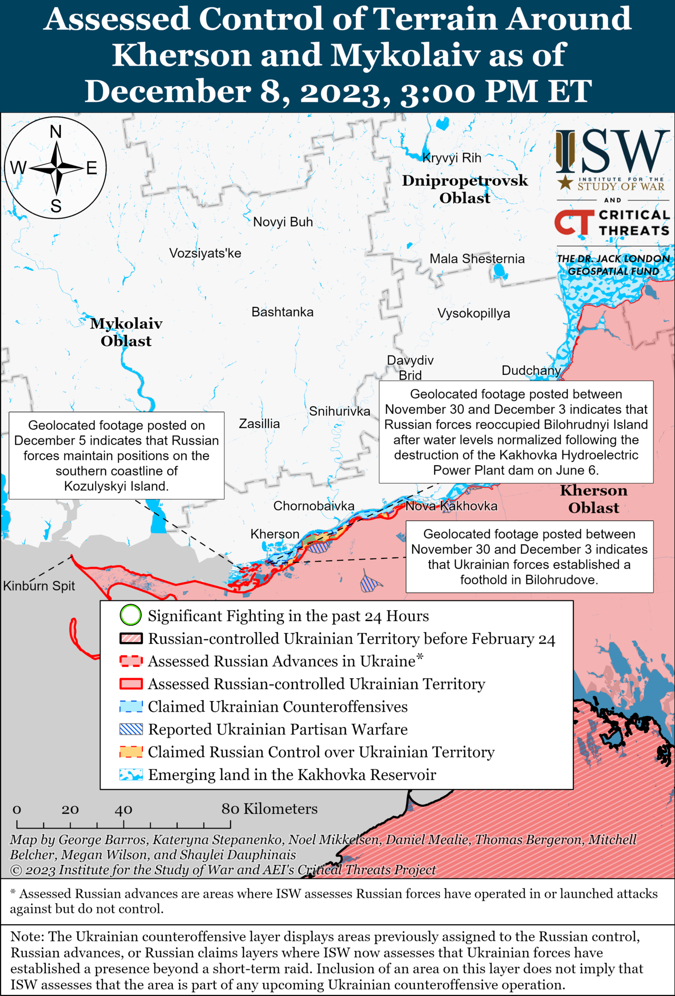 Армія Росії змінила тактику оборони на східному березі Дніпра на Херсонщині – ISW 