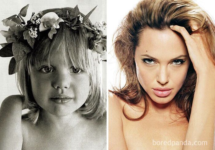 Адель, Анджелина Джоли, Энистон и другие: как мировые звезды выглядели в детстве. Фото